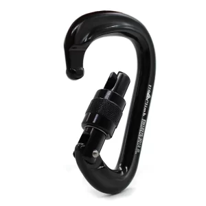 Mosquetão Alumínio HMS 28KN USClimb Keylock trava rosca Operation Black CE EN NBR