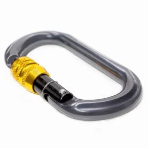 Mosquetão USClimb Alumínio Oval Trava Rosca 25KN CE EN NBR